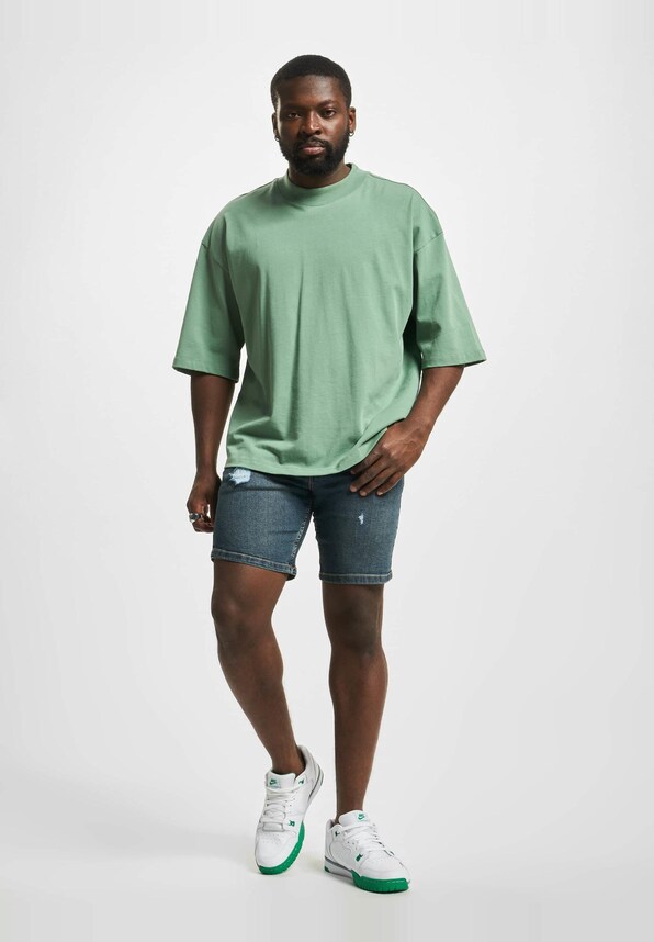 Denim Project Dpsync Denim Shorts Vintage Blue-6