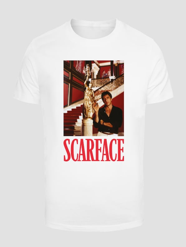 Merchcode Scarface Fountain T-Shirts white XS-2