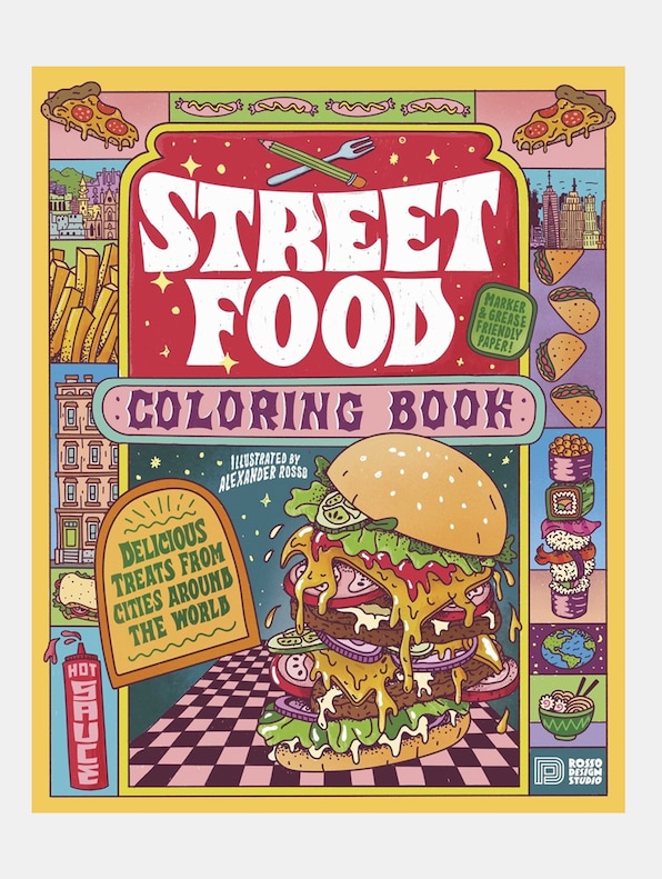 Street Food Coloring Book-0