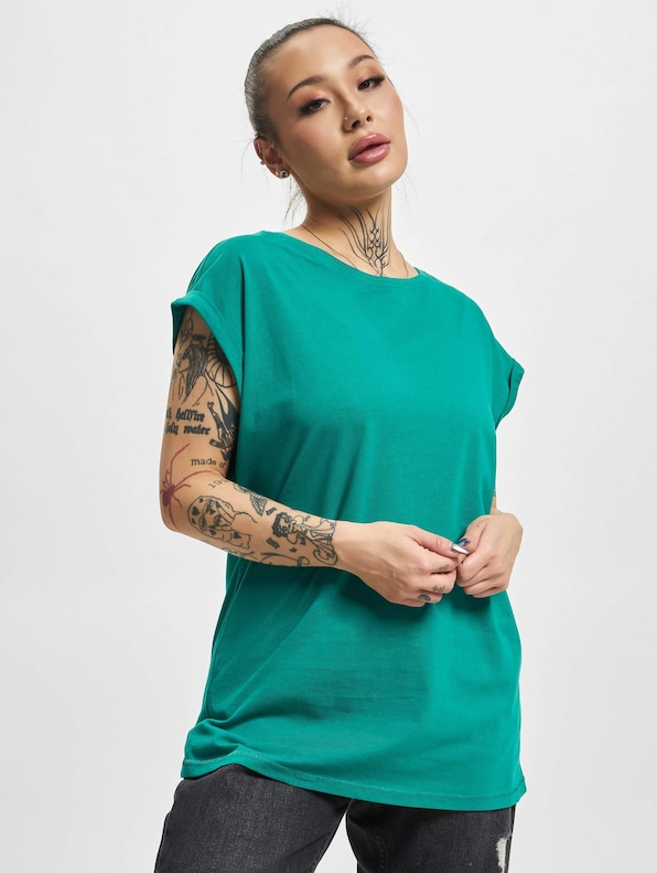 Ladies Extended Shoulder Tee-2