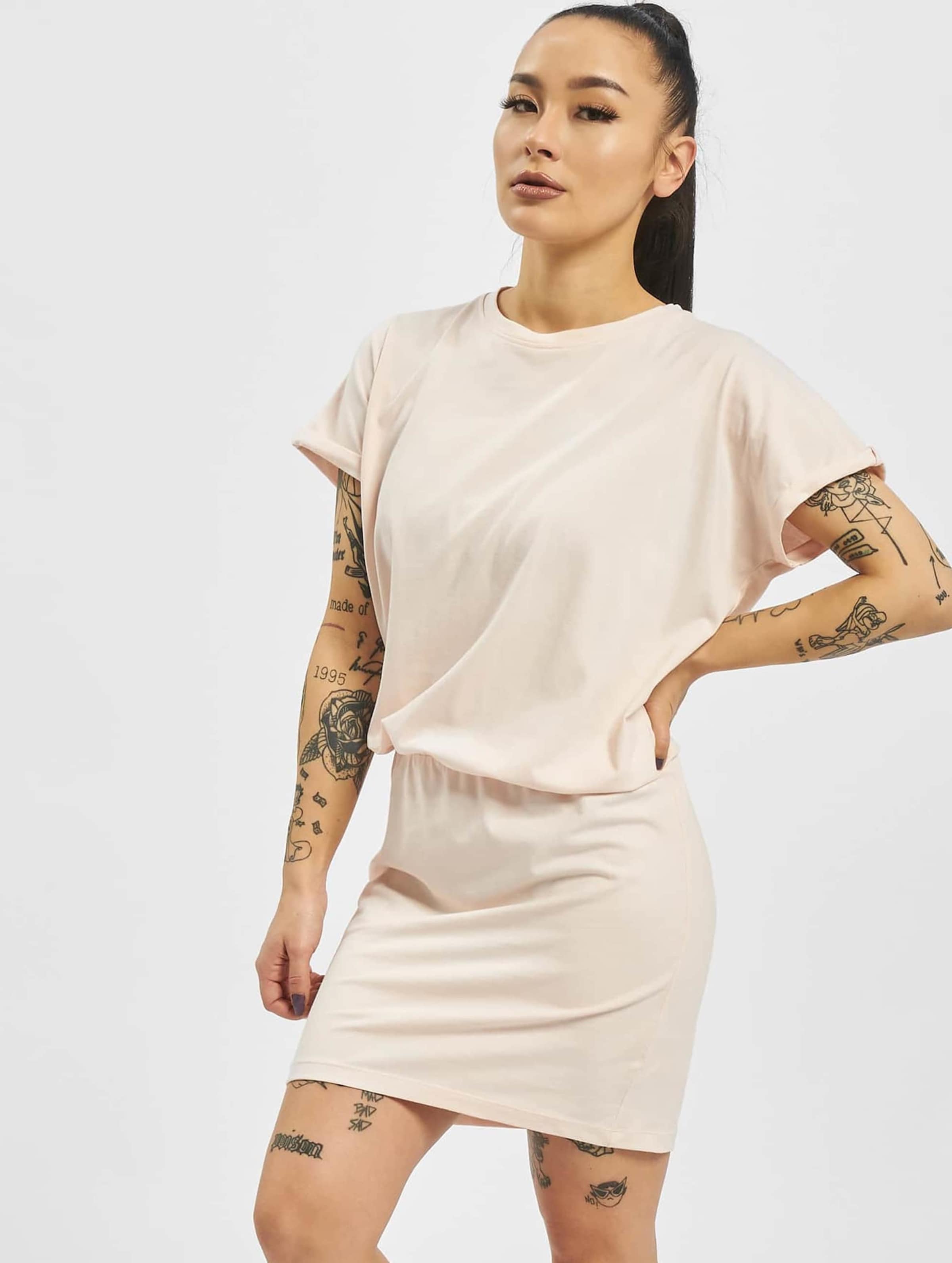 DEF Dress Lana Vrouwen op kleur roze, Maat XL