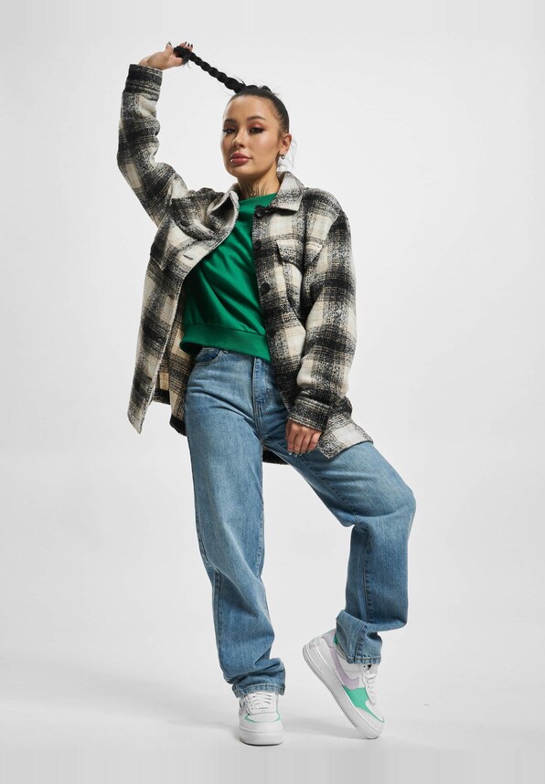 Allison Check Shacket -6