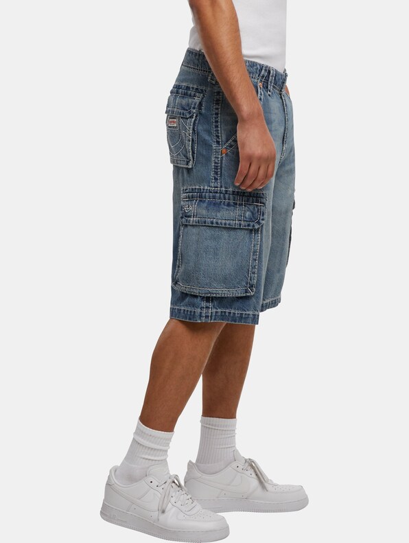 True Religion BIG T VINNY CARGO DENIM SHORT-3