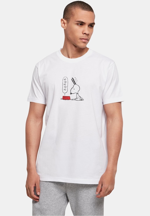 Peanuts Hungry Snoopy Basic Round Neck T-Shirt-0