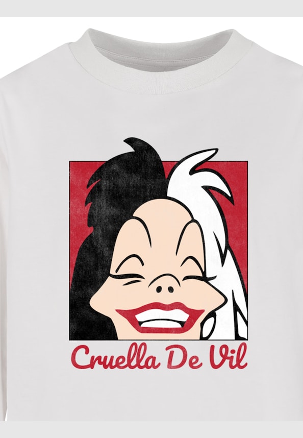 Kids 101 Dalmations - Cruella De Vil Head Longsleeve-2