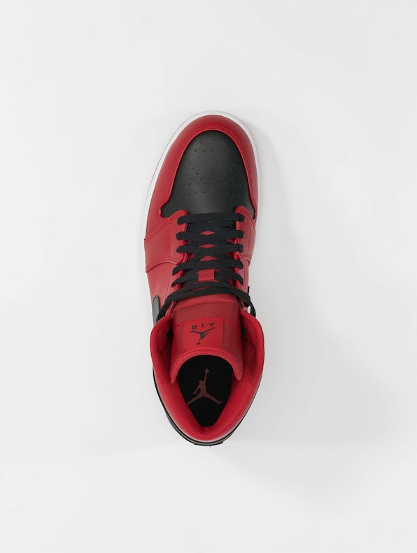 Jordan 1 Mid Reverse Bred (2021) Sneakers Black-4