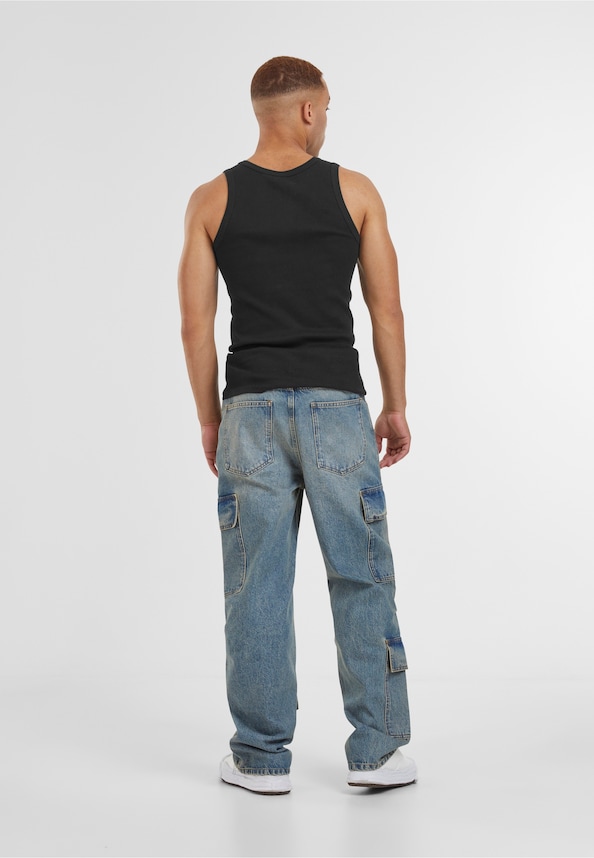 Vorin Cargo Baggy Jeans-4