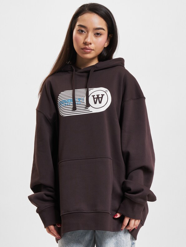 Wood Wood Cass Print Hoodie-1