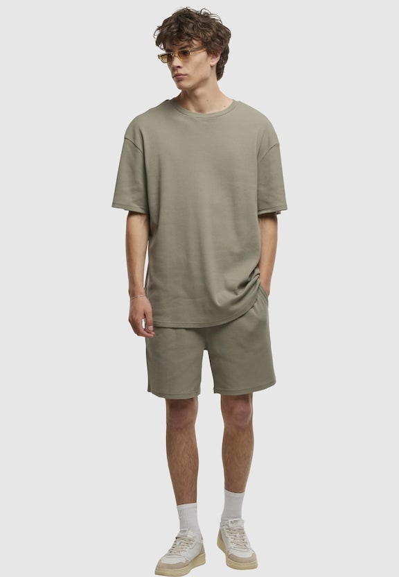 Waffle Sweat Shorts-5