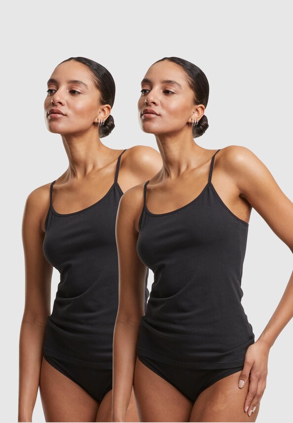 Ladies Basic Tank Top Cotton  2-Pack-7