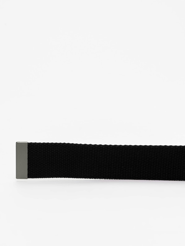 Urban Classics Canvas Belt Black (Adjustable-1