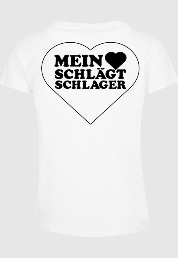 Ladies MHSS Herz Schwarz 2 T-Shirt-3