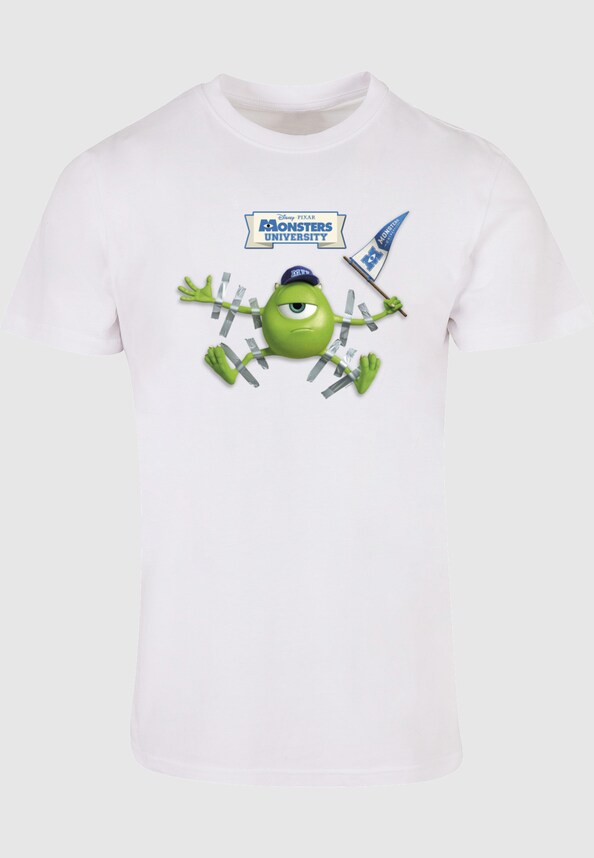 Monster University - Taped Mike Basic T-Shirt-2