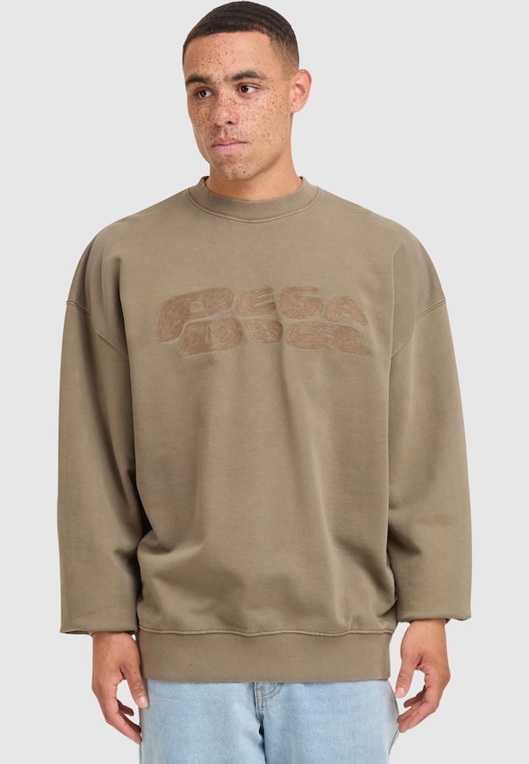 PEGADOR Drew Terry Oversized Pullover-0