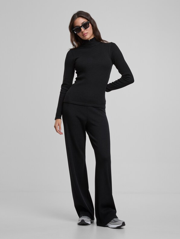 Ribbed Wool Half Zip-3