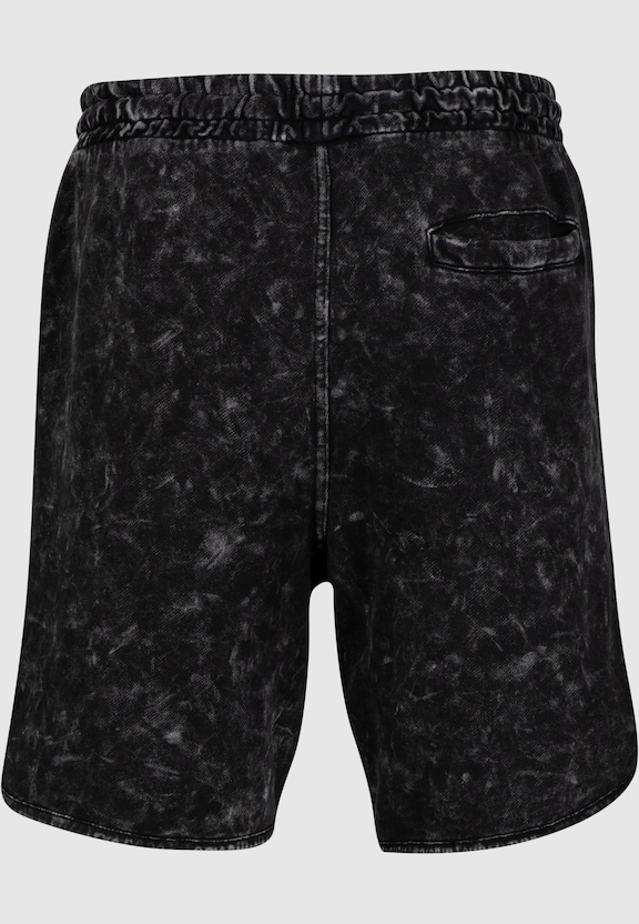 Washed Piped Shorts-7