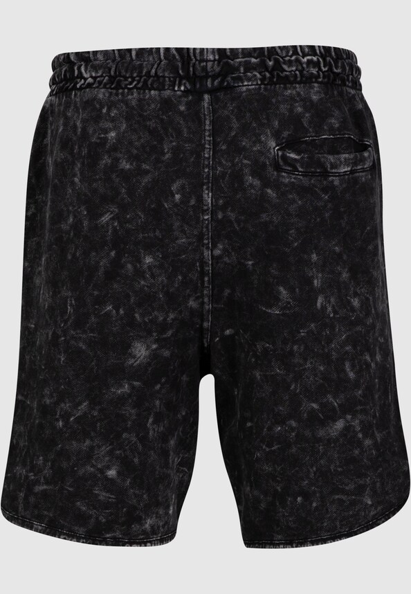 Washed Piped Shorts-7