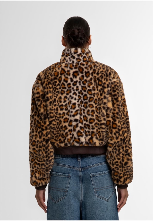 Ladies Cropped Faux Fur Leo-1