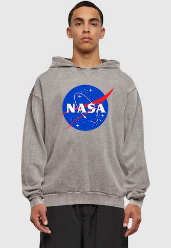 Nasa - Insignia Logo Acid Washed Oversize Hoody