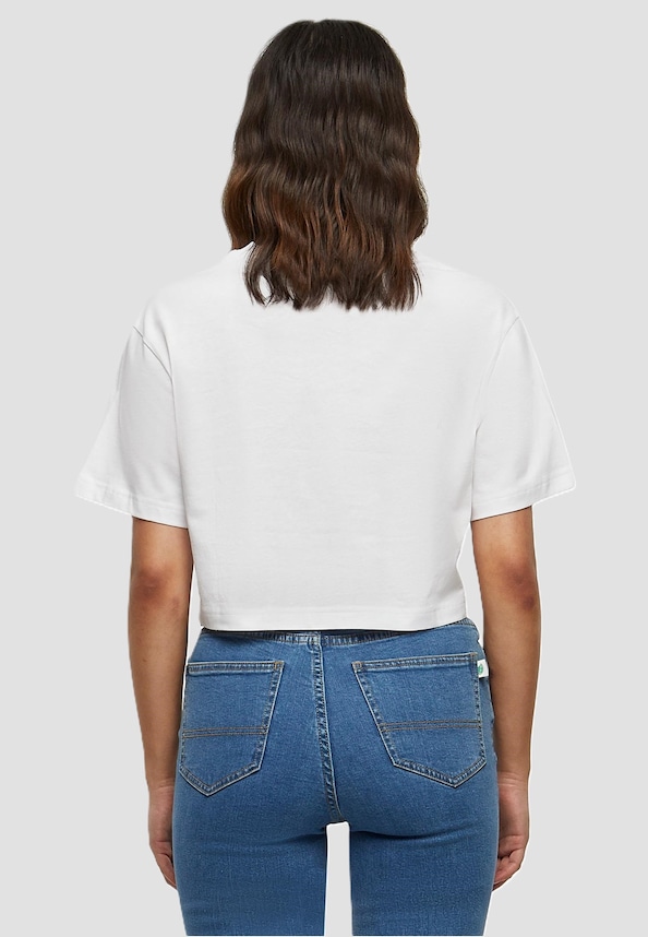 Ladies Hugs & Love - Love Arrow Short Oversized Tee-1