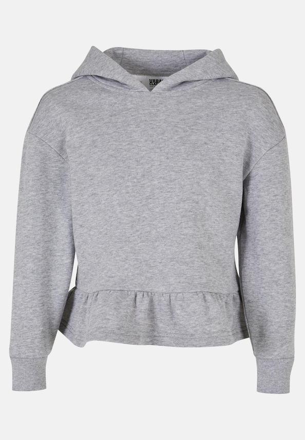 Girls Organic Volants Hoody-0