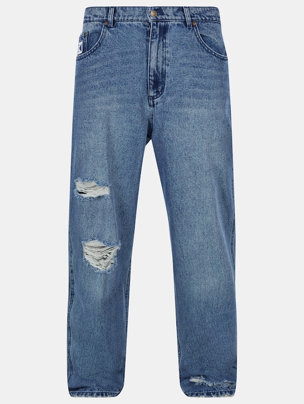 Small Signature Five Pocket Heavy Distressed-6