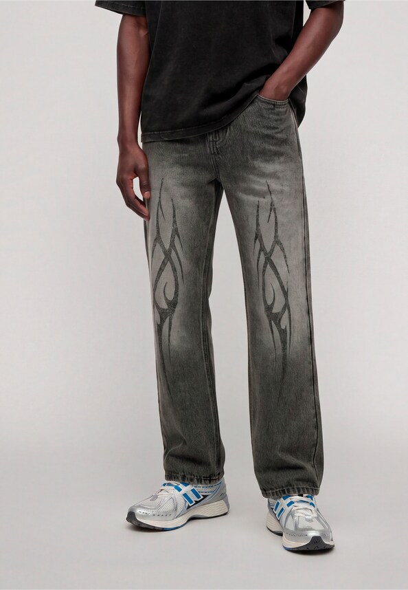 TRIBAL DISTRESSED PRINT-0