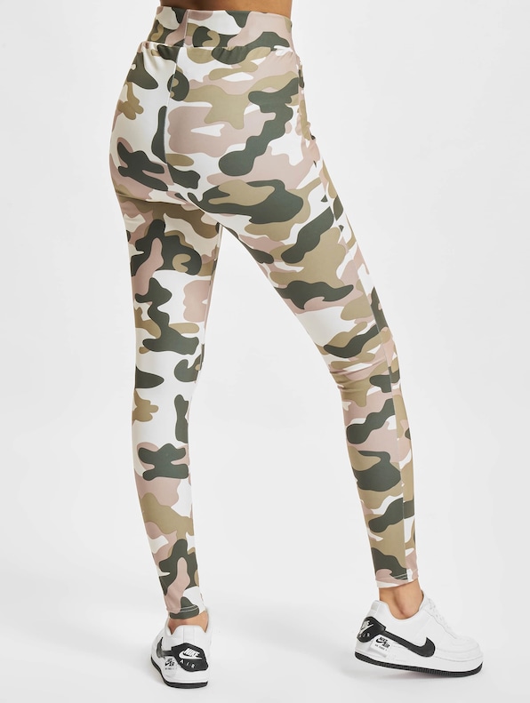 Ladies High Waist Camo Tech-1