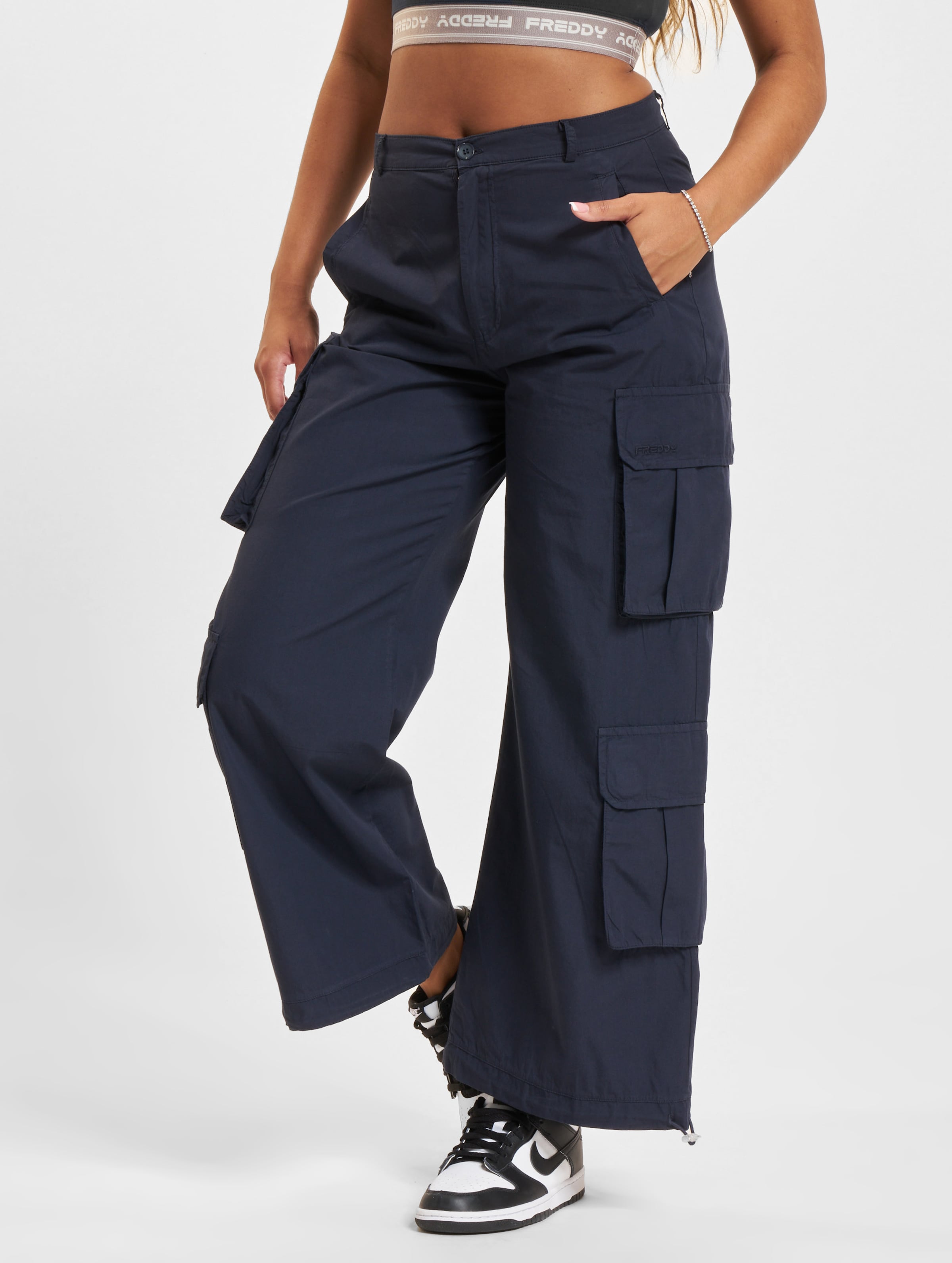 Freddy Pantalone Lungo Cargohosen op kleur blauw, Maat S