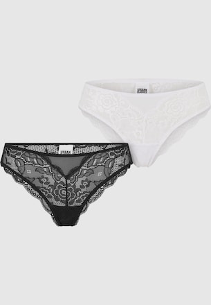 Ladies Allover Lace Brazilian 2-Pack