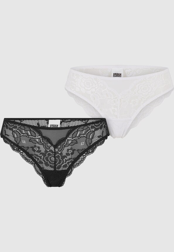 Ladies Allover Lace Brazilian 2-Pack-0