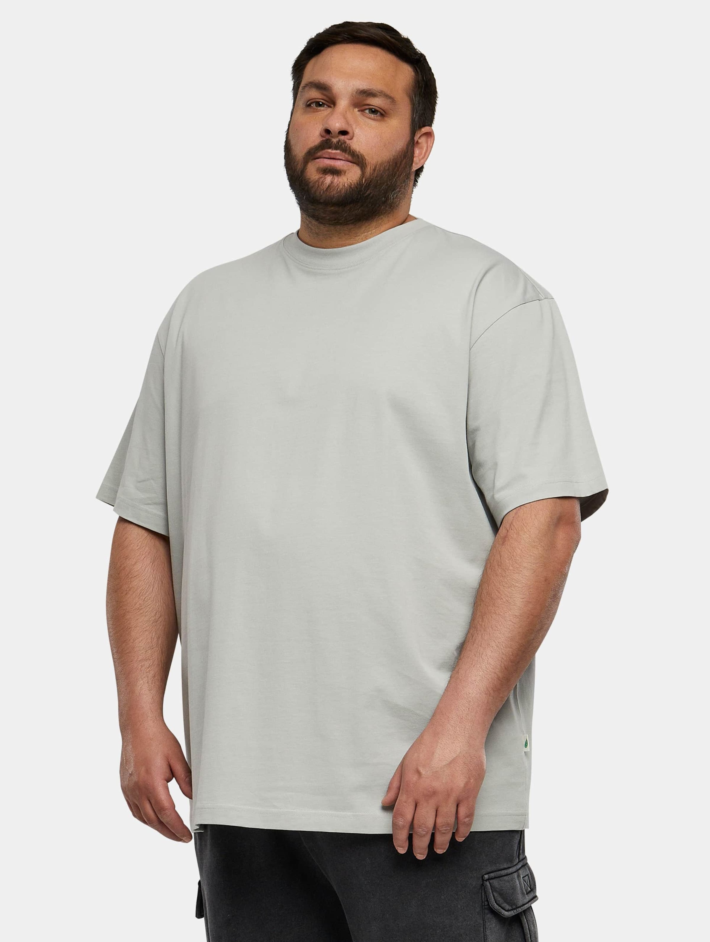 Urban Classics - Organic Tall Mens Tshirt - 4XL - Grijs