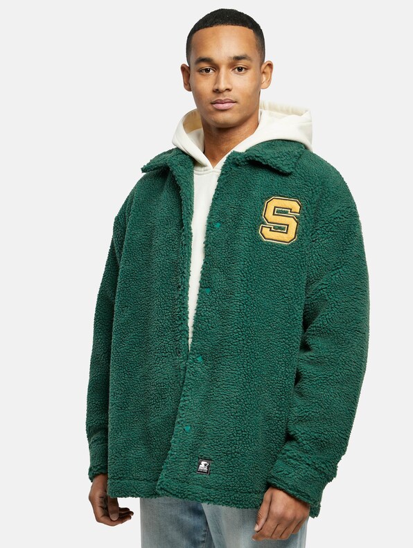 Starter Sherpa Shirt Jacket-0