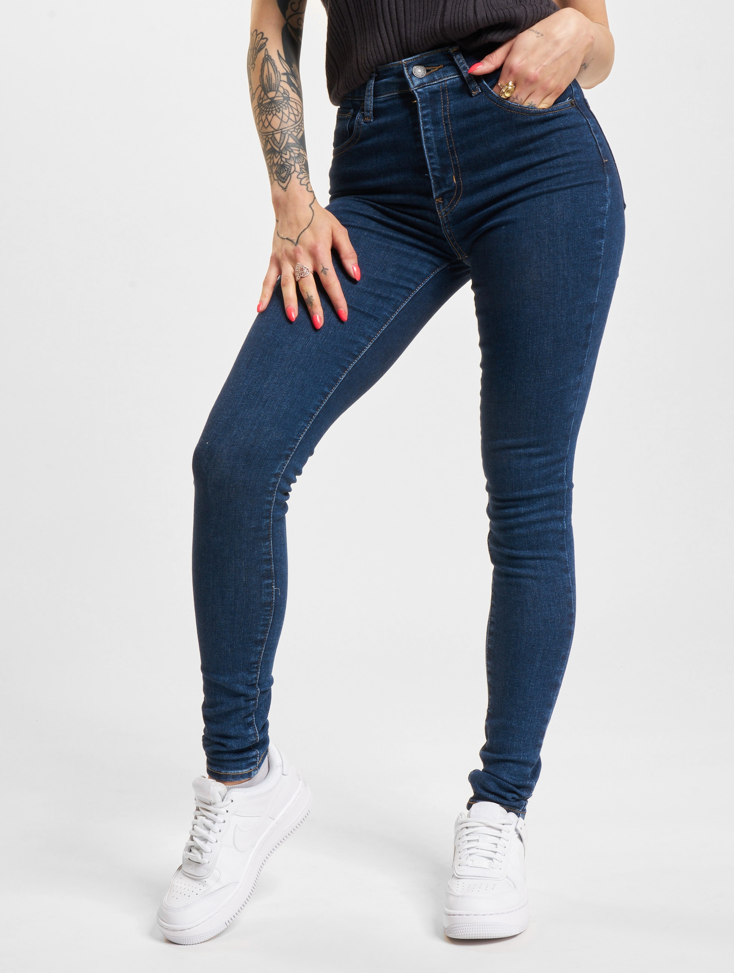 Levi's Levis Mile High Super Jeans Frauen,Unisex op kleur blauw, Maat 2632