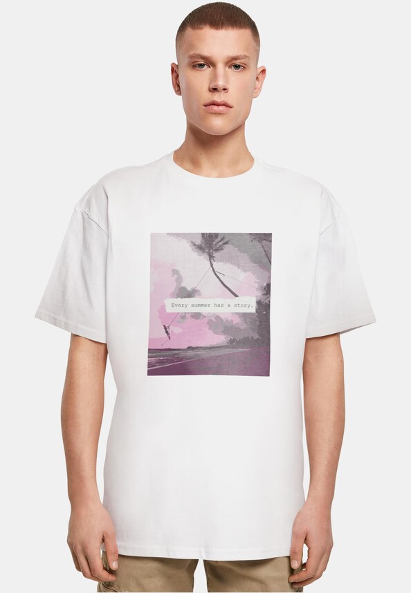 Summer - Every summer has a story Heavy Oversize Tee-0