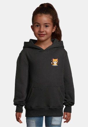 Kids Cute Cat -  Basic Hoody