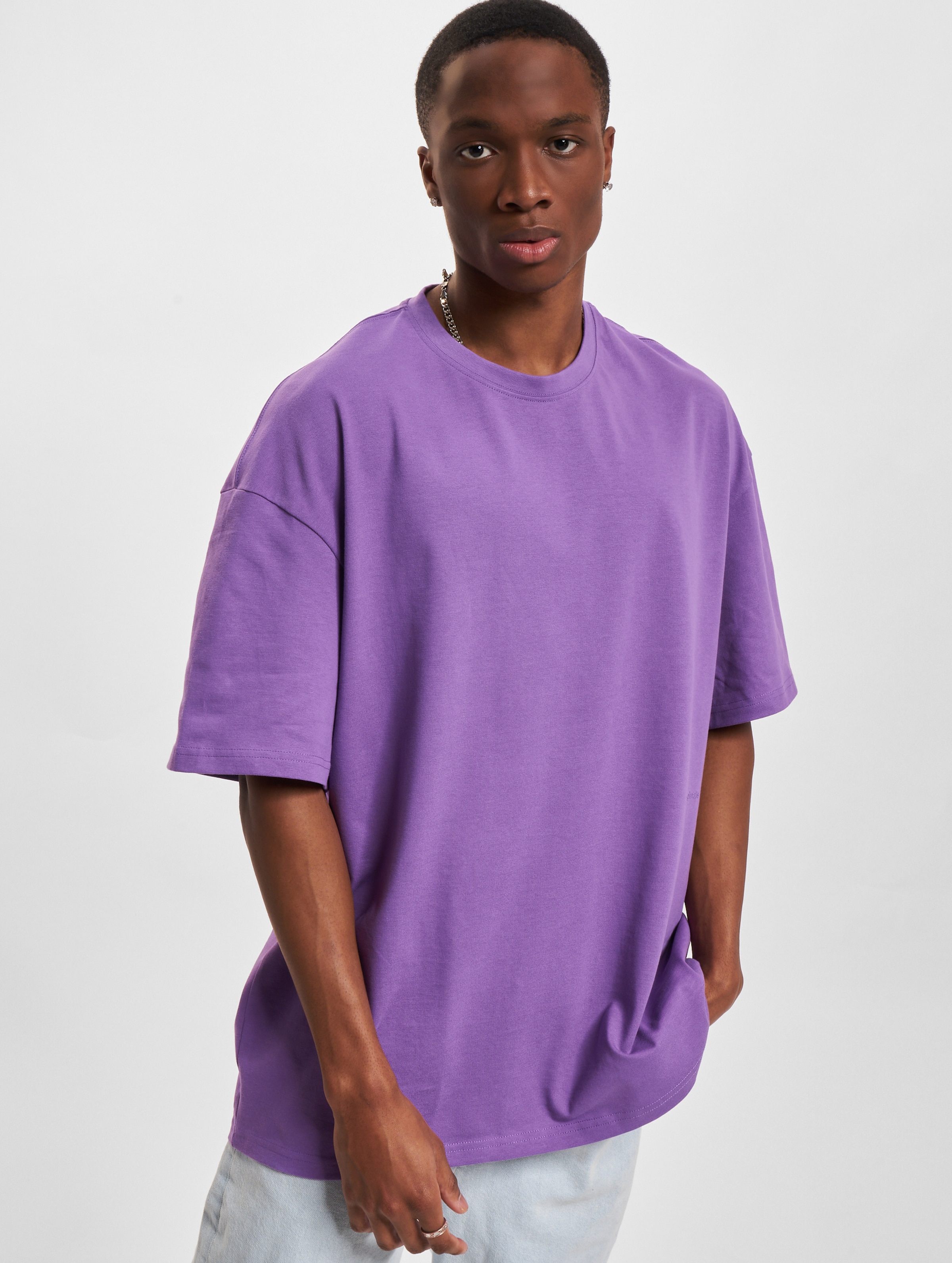 Jack & Jones Vibe Heavy Crew Neck T-Shirt Mannen op kleur violet, Maat XXL
