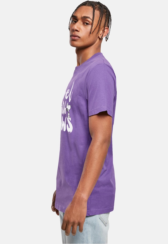 Peanuts - Rebel with paws T-Shirt Round Neck-2