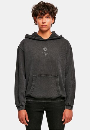 Ladies Rose Acid Washed Oversize