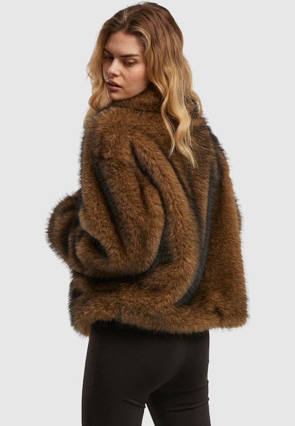 Ladies Short Faux Fur-1