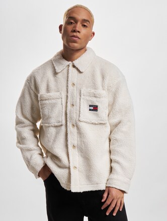 Tommy Jeans Solid Sherpa Overshirt Hemden