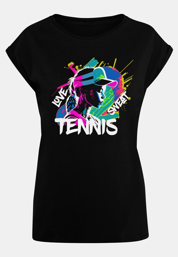 Ladies Tennis Love, Sweat - T-Shirt-4