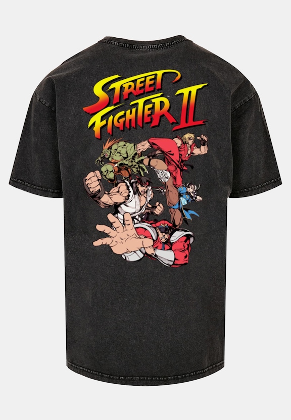 Streetfighter II Roster Oversize Tee-4