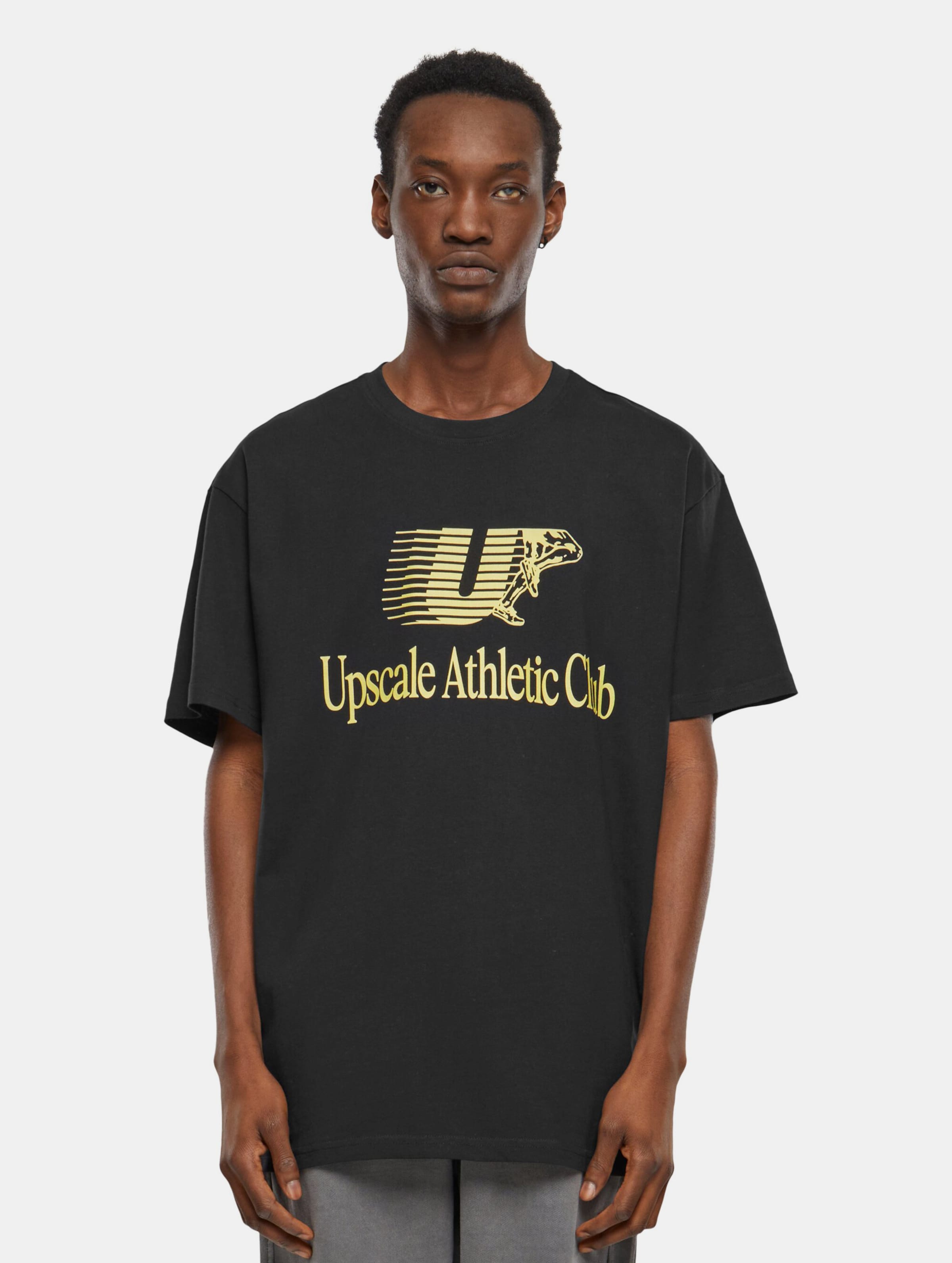 Mister Tee Upscale Athletic Club Heavy Oversize T-Shirts Männer,Unisex op kleur zwart, Maat M