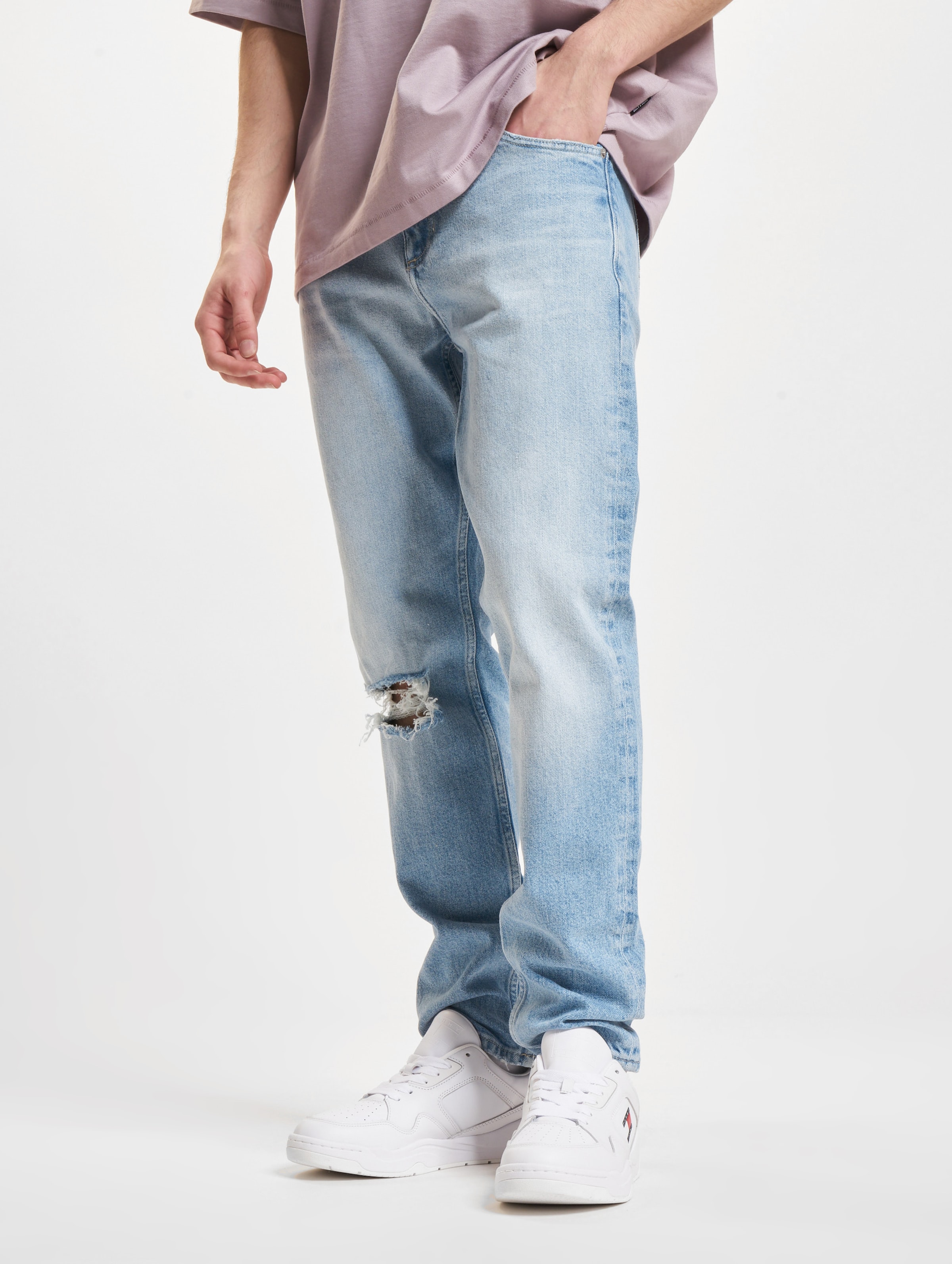 Tommy Jeans Scanton Slim Fit Mannen op kleur blauw, Maat 3234