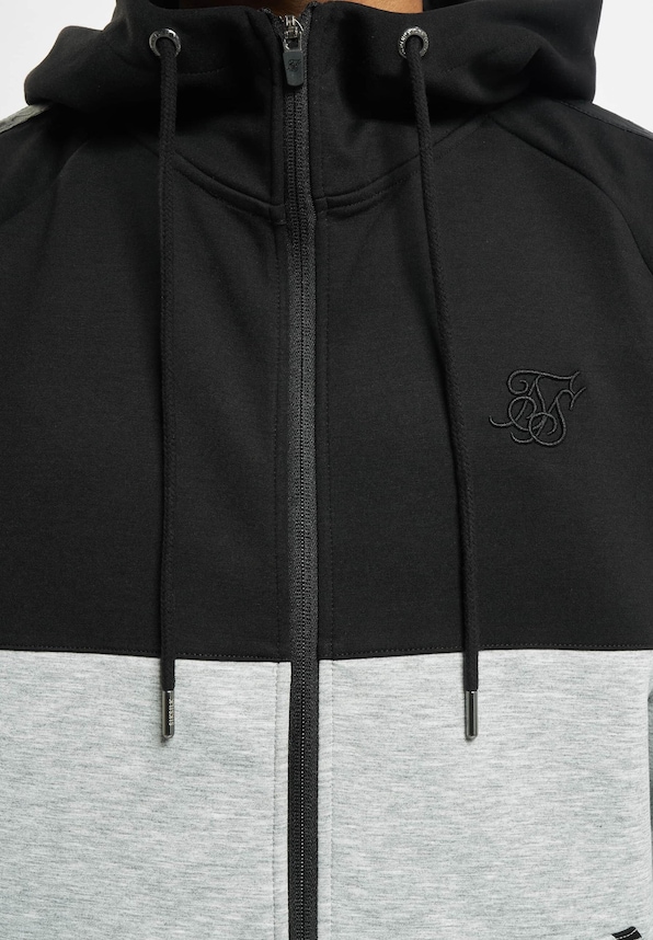 Sik Silk Motion Tape Zip Through Hoody Sweat Suit-4