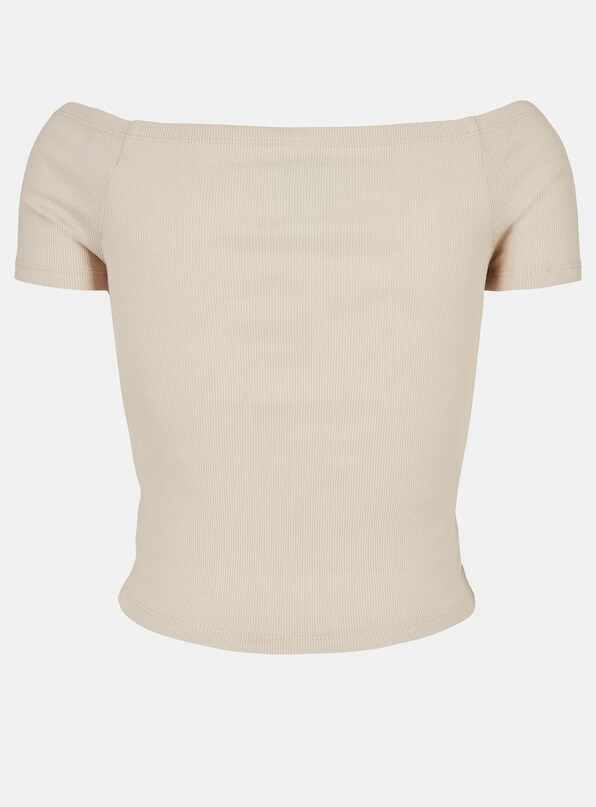 Ladies Off Shoulder Rib-7