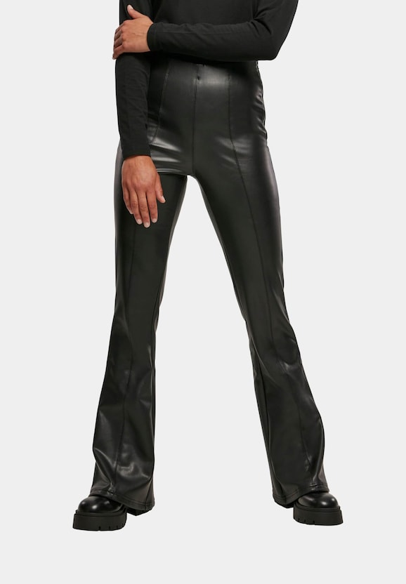 Ladies Synthetic Leather Flared-4