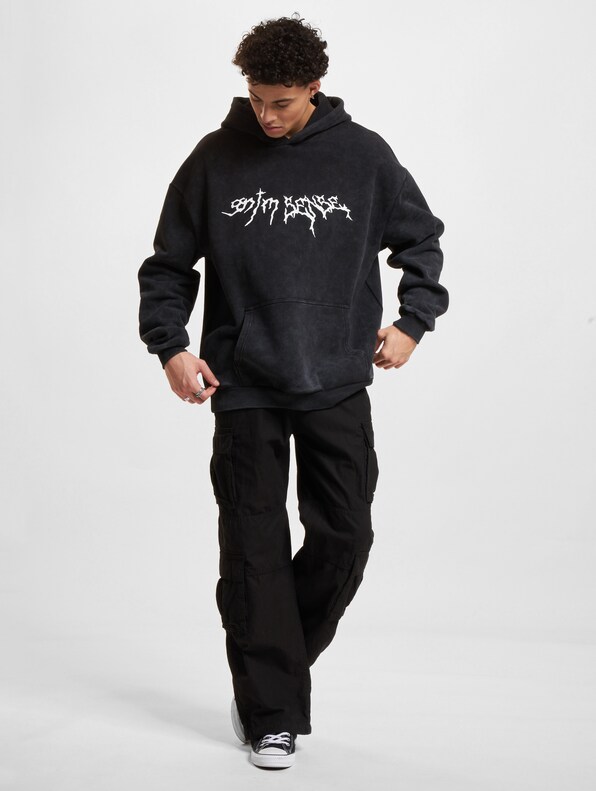Sense Goth Print Hoodie Washed-5