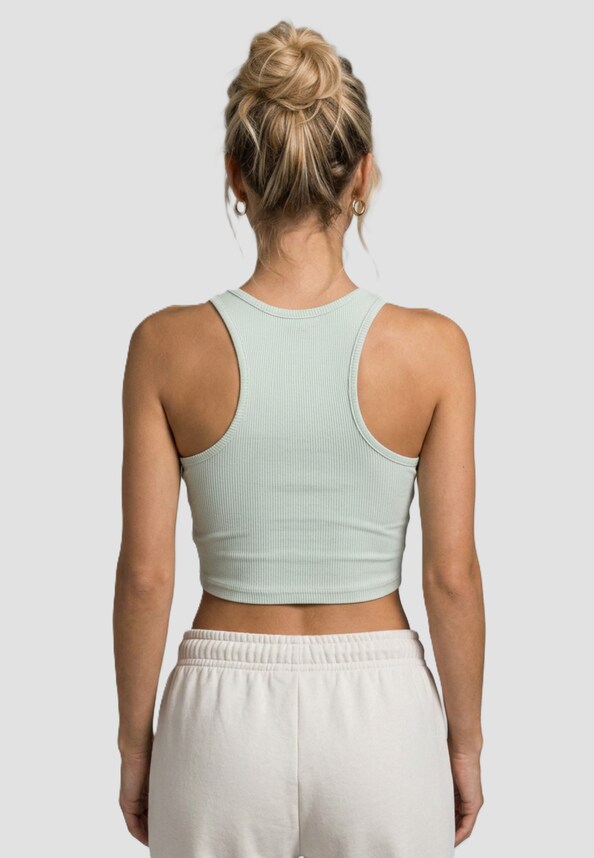 Cropped Rib Top-4